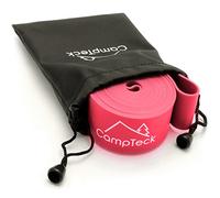 CampTeck Elastic Stretch Band for Ballet, Dance, Yoga, Aerobics, Workout, Pilates, Flexibility etc. - Pink, 225cm / 88.6" (L)