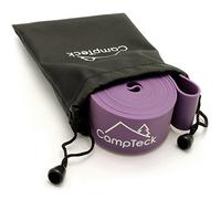 CampTeck Elastic Stretch Band for Ballet, Dance, Yoga, Aerobics, Workout, Pilates, Flexibility etc. - Purple, 150cm / 59" (S)