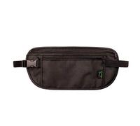 CampTeck U6680 RFID Faraday Signal Blocking Hidden Money Belt Travel Pouch Wallet for Cash, Passport, Debit & Credit Cards, Smartphone etc - Black