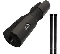 CampTeck U6814 Barbell Neck Foam Support Pad with Straps for Gym, Squats, Weightlifting, Lunges - Black