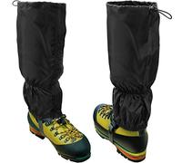 CampTeck U6843 Waterproof Walking Gaiters Polyester (One Size Fits All) Hiking, Walking, Orienteering, Mountaineering, Climbing, Hunting, Snow or Wet Outdoor Adventure - 1 Pair - Black