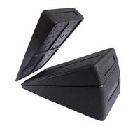 CampTeck U7259 3-Piece Multi-Angle Foam Fitness Slant Board, Squat Wedge, Squat board, Incline Board, Stretch Wedge, Calf Stretcher - Black