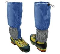 CampTeck U7297 Waterproof Walking Gaiters Polyester (One Size Fits All) Hiking, Walking, Orienteering, Mountaineering, Climbing, Hunting, Snow or Wet Outdoor Adventure - 1 Pair - Blue & Grey