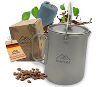 Campura Titan French Press Pot - 750 ml Precision Filter, Lightweight & Compact, Outdoor Coffee Maker, Camping Accessories French Press