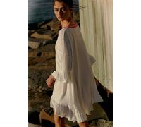Campus Classic Tee Mini Dress at Free People in Clean Ivory, Size: Small - female