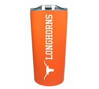 Campus Colors NCAA Stainless Steel Tumbler perfect for Gameday - 18 oz - Double Walled - Keeps Drinks Perfectly Insulated (Texas Longhorns - Texas Orange)