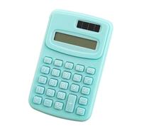 Campus Colour Mini Calculator - 8-Digit Large LCD Display, Pocket Sized Portable Calculator for Students, Office, Finance, Basic Maths, Multiple Colours