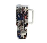 Campus Insulated Mug Romance University Hockey Themed Tumbler Tumbler with Handle Stainless Steel Travel Cup Campus Merch for Fans A01