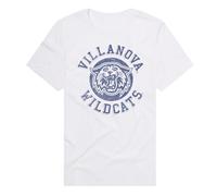 Campus Lab Official NCAA Classic Retro Stamp Collegiate Classic Ring-Spun T-Shirt Unisex for Men & Women Collection, Villanova Wildcats - Retro, Medium