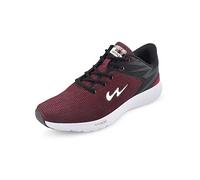 Campus Men's Royce-2 Running Shoes, Wine red black, 7 UK