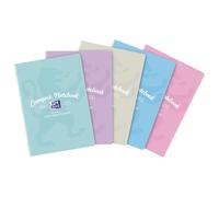 Campus Oxford A4 Notebook, Pastel Jotters, Pack of 5 Notepads