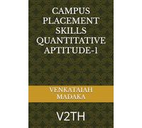 CAMPUS PLACEMENT SKILLS QUANTITATIVE APTITUDE-1: V2TH