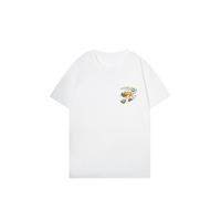 Campus Students Youth Cotton Breathable Half-Sleeved Summer New Trend Fashion Casual Round Neck Short Sleeve Men's T-Shirt Tops-Color-3||x_l
