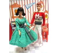 CAMPUS SWEET SHOP MIDGE and ALLAN Dolls Barbie