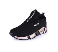 Campus Women's Alexa Running Shoes, black gold, 4 UK