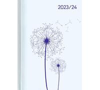 Campustimer Blowballs - A6 Semester Planner - Student Calendar 2023/2024 - Note Book - Weekly - Dandelion - Alpha Edition