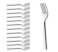 CAMRI Forks Set of 12 - Dinner Fork Stainless Steel, Heavy Duty, Silver, Mirror Polished, Cutlery Table Forks Set for Home, Kitchen & Restaurant, Dishwasher Safe 18.3 cm / 7.2 in (C37-12 Pcs)