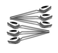 CAMRI Teaspoons Set of 6 - Stainless Steel Tea Spoons 6, Tea Spoon for Coffee & Dessert, 6.2 inches, Heavy Duty, Dishwasher Safe, Spoon Set for Home Kitchen & Restaurant (C62 - Pack of 6)