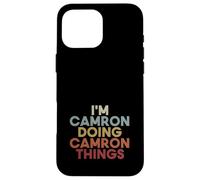 Camron Name Camron Personalized Name First Given Case for iPhone 16 Pro Max