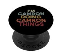 Camron Name Camron Personalized Name First Given PopSockets Adhesive PopGrip