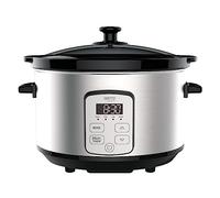 Camry 4.7 Litre Slow Cooker, Ceramic Pot, Tempered Glass Lid, Keep Warm Function, Start Delay, Timer Switch, CR 6414