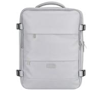 CAMRY CR 6880 Medium Grey Hand Luggage Backpack 40 x 20 x 30 cm, 24 L, Business and Travel Backpack, 3 Compartments, 11 Pockets, Suitable for Laptops up to 17 Inches
