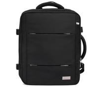 CAMRY CR 6881 Black Hand Luggage Backpack 40 x 20 x 30 cm, 24 Litres, Business and Travel Backpack, 3 Compartments, 13 Pockets, Suitable for Laptops up to 15.6 Inches