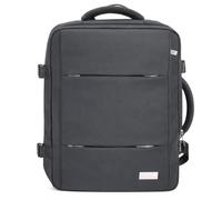 CAMRY CR 6881 Dark Grey Hand Luggage Backpack 40 x 20 x 30 cm, 24 Litres, Business and Travel Backpack, 3 Compartments, 13 Pockets, Suitable for Laptops up to 15.6 Inches