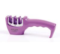 camry Knife Sharpener Steel and Ceramic Purple