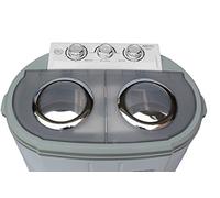 CAMRY Mini Machine à Laver CR 8052 3kg (Argent/Noir), Black, (CR8052)