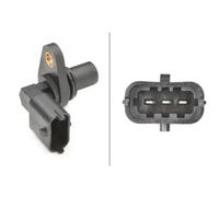 HELLA 6PU 009 121-911 Sensor, camshaft position - 12V - 3-pin connector - with seal