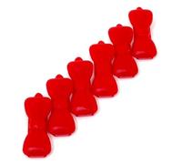 Camtiac dog hair clip, mini, pack of 6, red 8