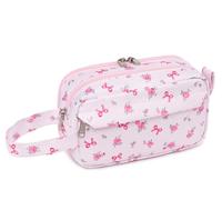 CAMTOP Large Capacity Pencil Case for Boys Girls, Cute Pencil Pouch with Multiple Compartments for Kids, Pencil Box, Pencil Bag for School, Class, Trip (Pink Bow)