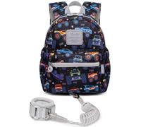 CAMTOP Toddler Backpack for Boys Girls 2-4, Kids Backpacks for Kindergarten Preschool, 12" H Small Bookbag for Daycare Travel, Black Monst Trunk 9"h, (9"H - With Leash), Toddler Backpack for Boys