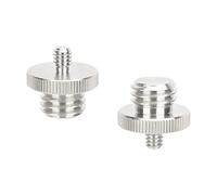 CAMVATE 5/8"-11 Male to 1/4"-20 Male Survey Adapter for Tripod Laser Level BOSCH(2 Pieces) - 3287