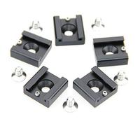 CAMVATE 5 Pieces 1/4" Hot Cold Shoe Mount for Blackmagic DSLR Rig Flash Light Cinema Camera Cage