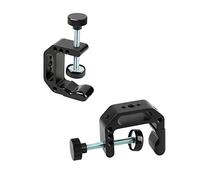 CAMVATE Aluminum C-Clamp with 1/4"-20 & 3/8"-16 Female Socket for Tables Desk Mount(2 Pieces)