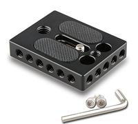 CAMVATE Camera Cheese Baseplate with 1/4" & 3/8" Thread Hole for DSLR Camera Cage Rig