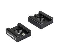 CAMVATE Cold Shoe Mount with 1/4''-20 Hole for Camera Flash Microphone Accessories(2 Pieces) - 0993