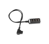 CAMVATE Male D-Tap B Type Power Tap to 4-Port Female D-Tap P-Tap Hub Splitter Adapter Power Cable for Camera Camcorder Accessories