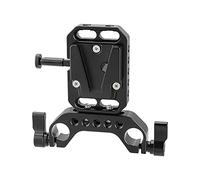 CAMVATE V-Lock Quick Release Adapter with 15mm Railblock Rod Holder for Camera Cage Kit/Shoulder Rig