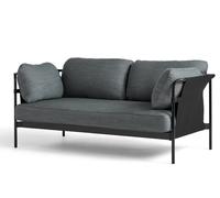 Can 2-seater sofa Hay chrome frame / canvas natural / Hallingdal 0220 - 5710441382270