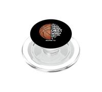 Can All Things Do Through Christ Philippians 4:13 Basketball PopSockets PopGrip for MagSafe