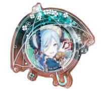Can Badge Cover, Key Holder, 2.3 - 2.6 inches (58 - 65 mm), For Lovers in the Rain, Cute, Scratch Prevention, Storage, Pain Bag, Exhibition, Pains Decoration, Beautiful, Pushing Goods