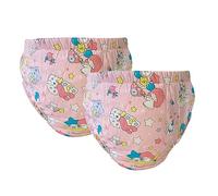Can be reused Permanent Washable Adult Baby Potty Diaper Training Underwear ABDL Incontinence Waterproof Training Incontinence Booster Pads Pants 2 Packs (XL, 2Pink)
