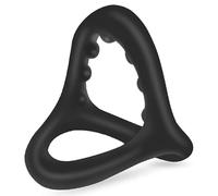 Can Be Worn for A Long Time Without Easily Falling Off, Men's Shark Shaped Three Opening High-End Ring