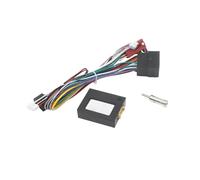 CAN Bus Decoder Compatible for Renault Megane 2 Clio 3 Trafic Mk2 Kangoo 16 Pin to ISO Radio Harness Adapter Car Android Wiring Cable(With antenna adapter)