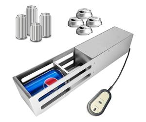 Can Compactor Crusher for 12oz and 16oz Cans, Electric Aluminum Metal Crusher with Remote Control, Plastic Bottle Crusher for Recycling