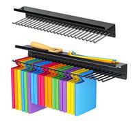 Can Cooler Sleeves Holder, Beer Cooler Sleeve Organizer for Fridge/Wall Mount, Can Cooler Storage with 25 Hooks, Beer Sleeves Dispenser with Storage Shelf for Bottle Sleeves, Bottle Opener (1 PC)
