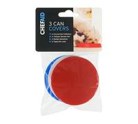 Can Covers Chef Aid 7.5Cm Set Of 3 Reusable Kitchen Storage Lids